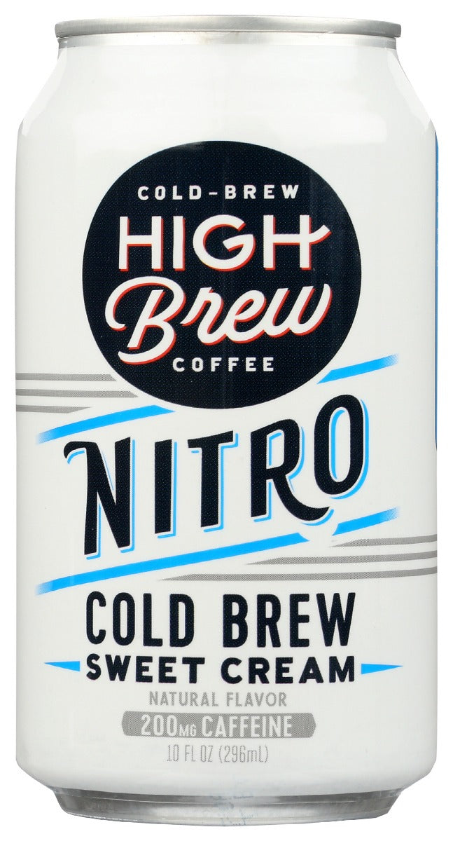 High Brew Coffee Nitro Cold Brew Sweet Cream 10 Fl Oz