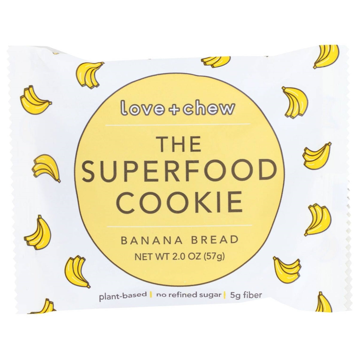 Love Chew The Superfood Cookie Banana Bread 2.0 Oz Package