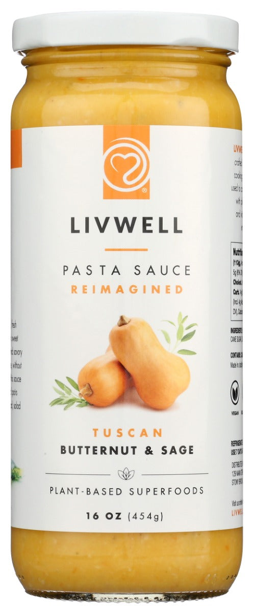 Livwell Foods Tuscan Butternut & Sage Sauce 16 oz