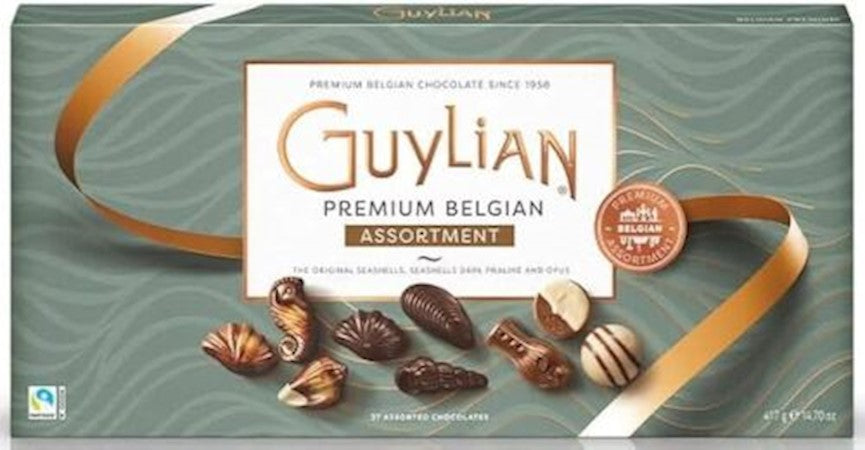 Premium Assortment of 125 grams (4.4 ounces) Sea shells plus 112 grams (3.95 ounces) Dark Sea shells and 180 grams (6.3 ounces) Opus Chocolates 2 LB