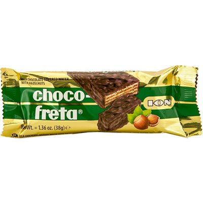 Ion Chocofreta With Hazelnuts 38G Bar