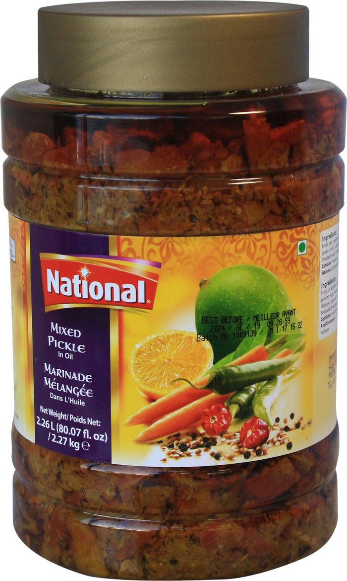 Wholesale National Mixed Pickles 2.27kg- Bulk
