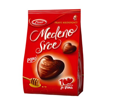 Pionir Chocolate-Coated Honey Cakes 350 Gram