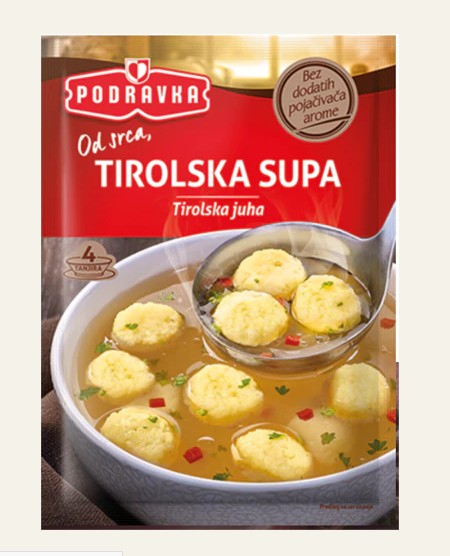 Wholesale Podravka Tyrolese Soup 67 Gram- Bulk