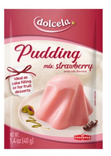Podravka Strawberry Pudding Mix 40 Gram