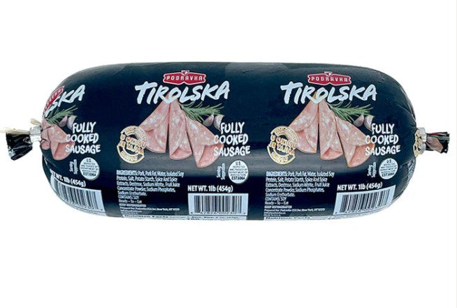 Wholesale Podravka Tirolska Pork Sausage 1 LB- Bulk