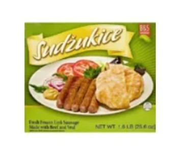 B&S Sudzukice Frozen Sausage 1.6 LB