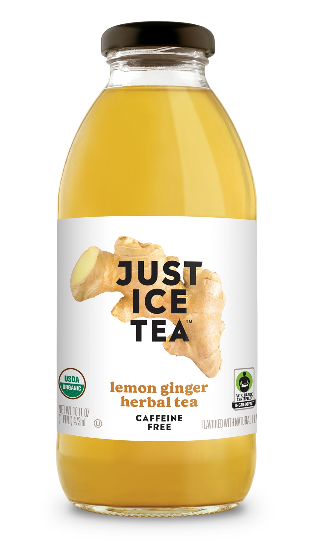 Just Ice Tea 12/16Oz Lemon Ginger Herbal Tea