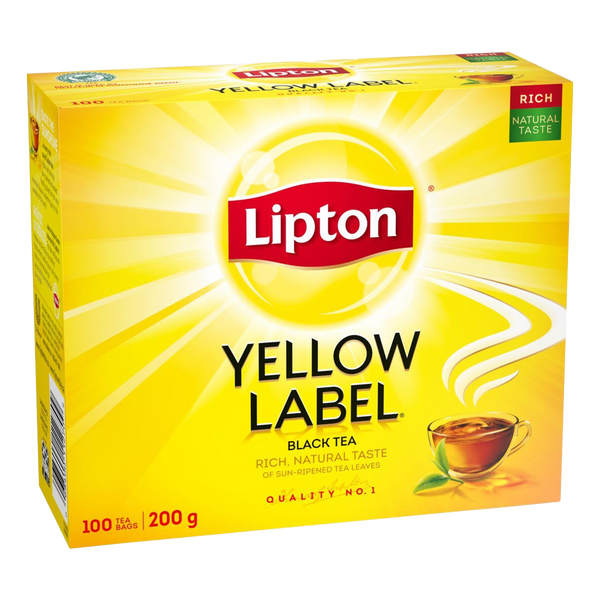 Wholesale Lipton Yellow Label 100 Bag 200g- Bulk