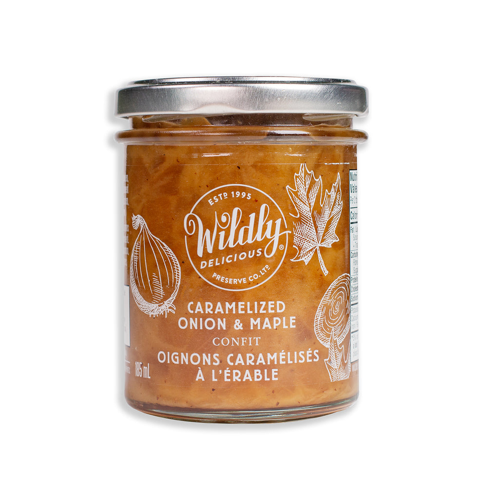 Wholesale Wildly Delicious Carmelized Onion & Maple Confit 7.05 oz Jar-12ct Case Bulk