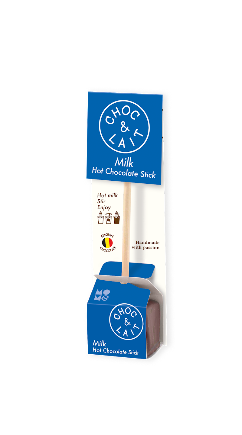 Wholesale Mome Hot Chocolate Sticks, Milk Chocolate Stick In Cello Bag 1.15 Oz.- Bulk