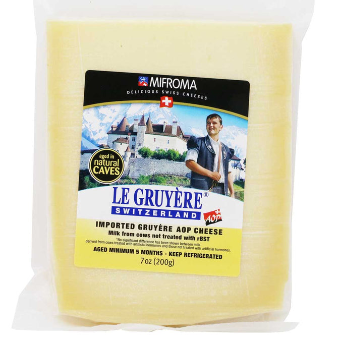 Mifroma AOP Gruyere Cheese 7oz 8ct