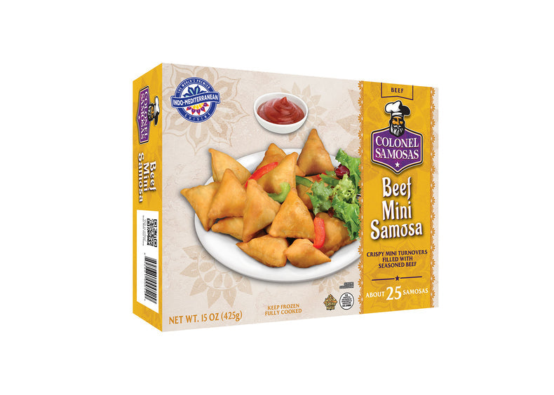 Colonel Kababz Beef Mini Samosa 25pcs 15oz