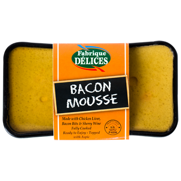 Fabrique Delices Bacon Mousse 8oz 6ct