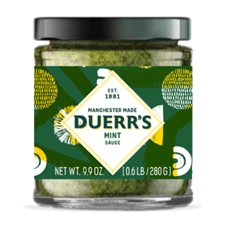 Wholesale Duerr's Mint Sauce, Jar 9.9oz (280g)- Bulk