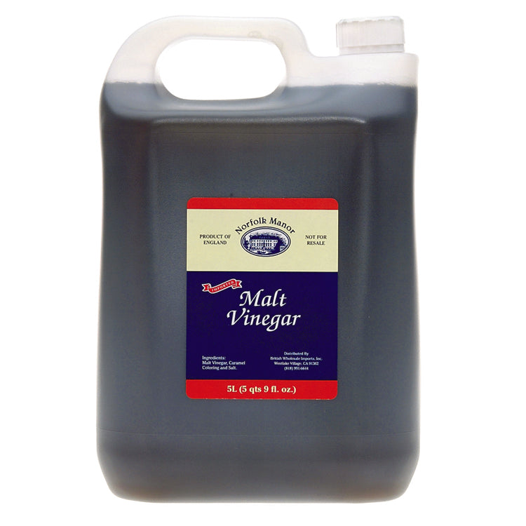 Norfolk Manor Malt Vinegar, Food Service 5.2qt (5ltr)