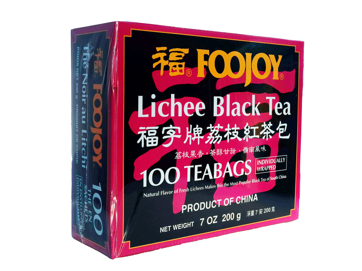 Wholesale Foojoy Lichee Black Tea 7 Oz Bulk