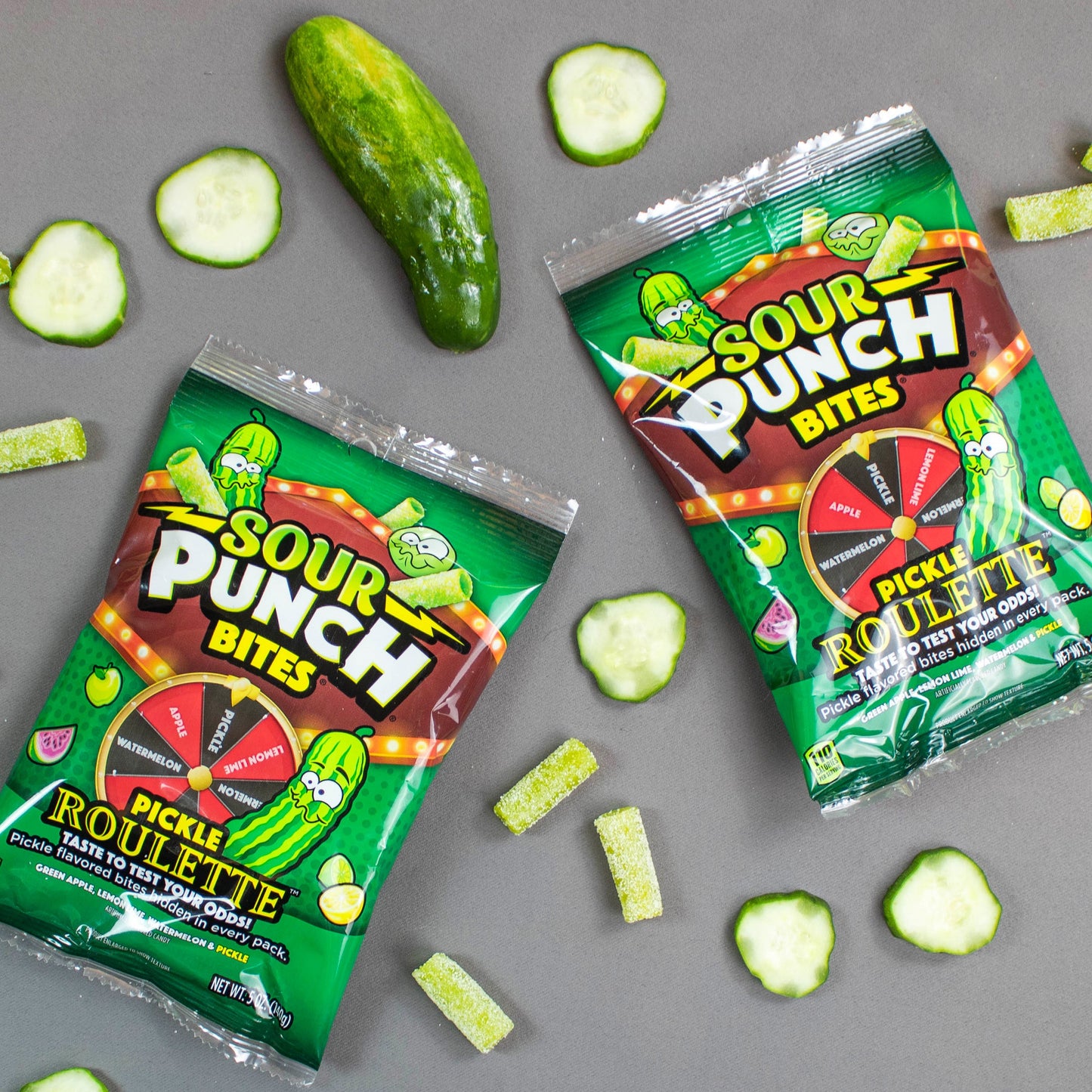 Wholesale Sour Punch Bites® Pickle Roulette 5 oz- Bulk