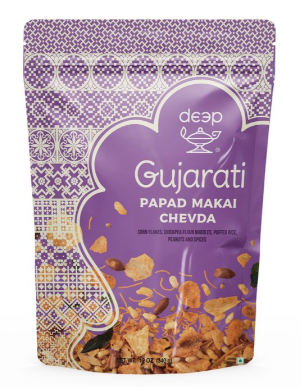 Wholesale Deep Papad Makai Chevda 12 Oz- Bulk