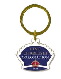 Charles III Coronation Regalia Shaped Keyring