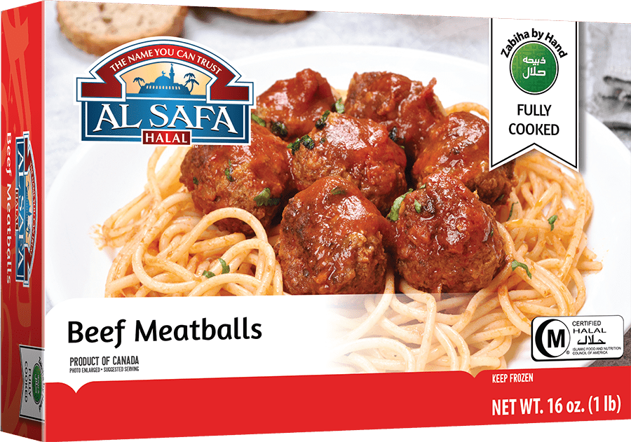 Al Safa Halal Beef Meatballs 1lb