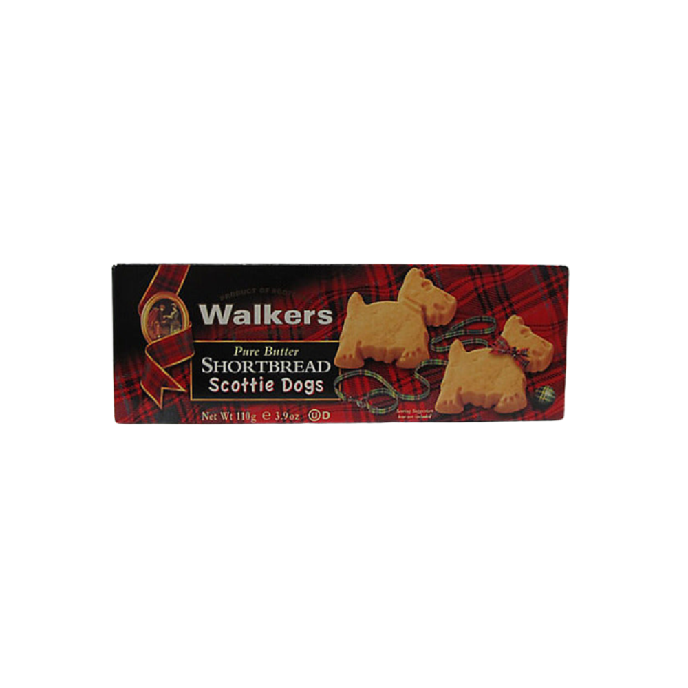 Wholesale Walkers Scottie Dog Shortbread Cookies 3.9 oz-12ct Case Bulk