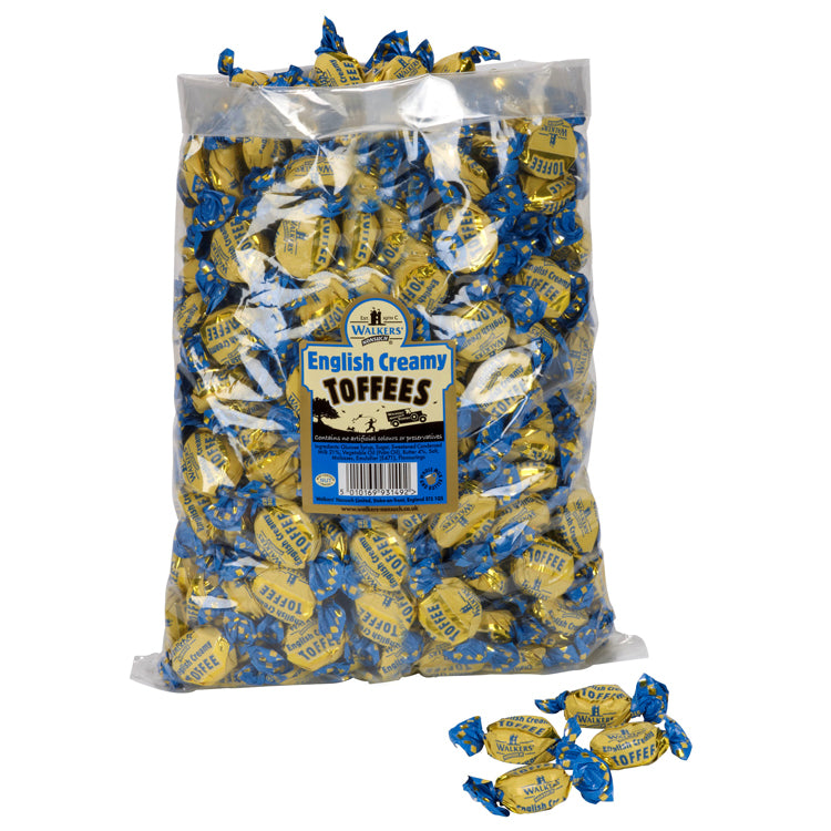 Wholesale Walker's Nonsuch Bulk Bag, English Creamy Toffees 5.5lb (2.5kg)- Bulk