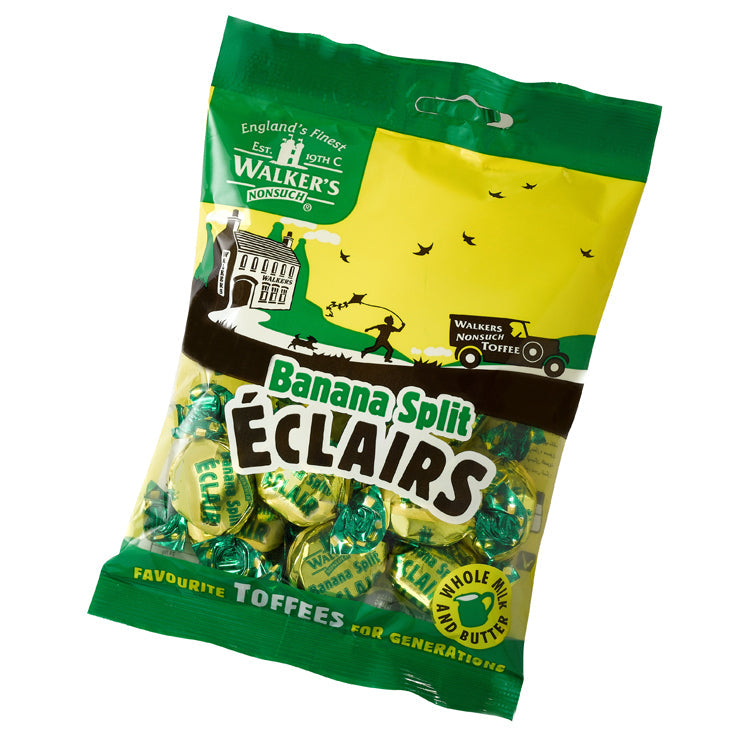 Wholesale Walker's Nonsuch Bag, Banana Split Eclairs 5.3oz (150g)- Bulk