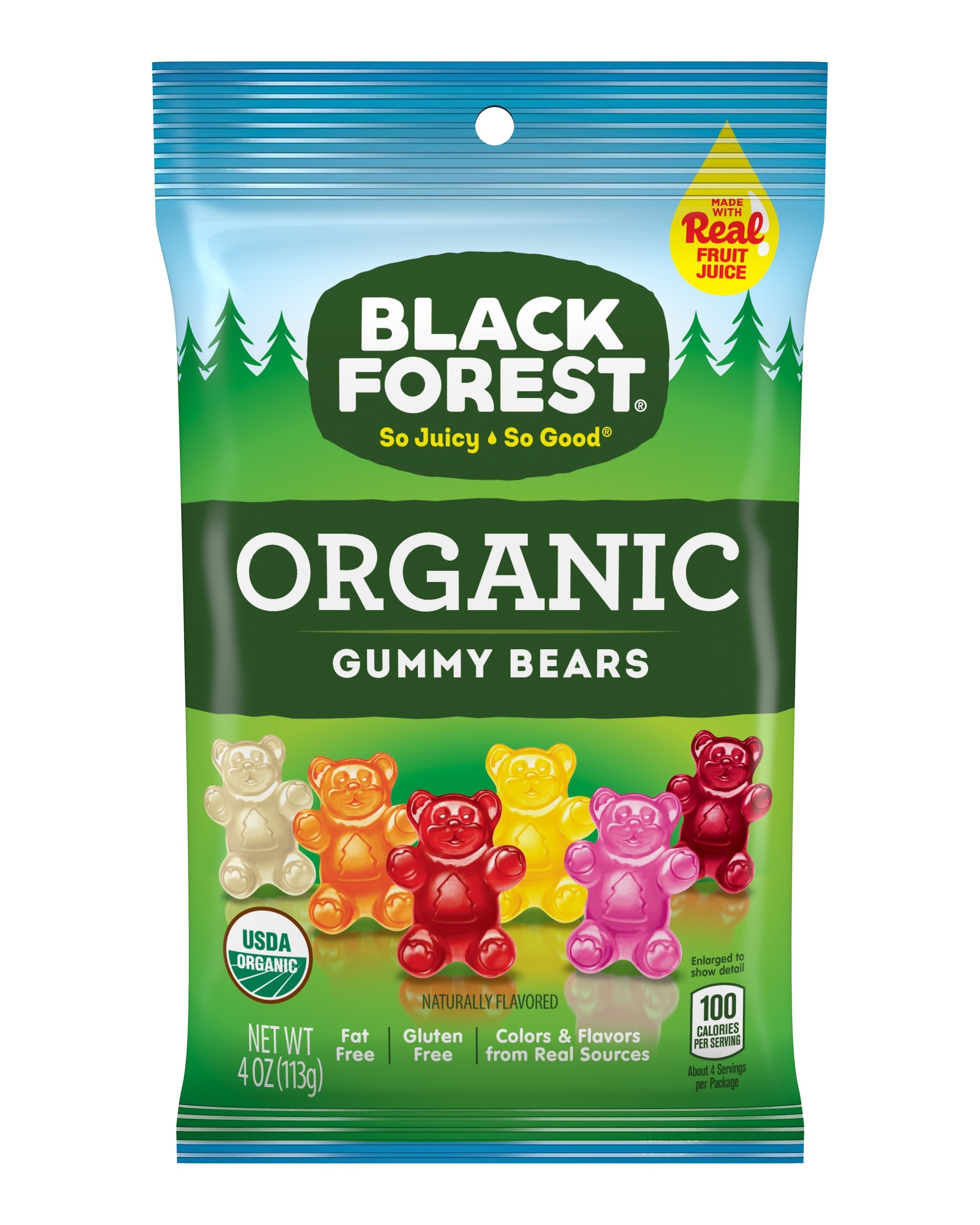 Black Forest Organic Gummies Bears 4 oz