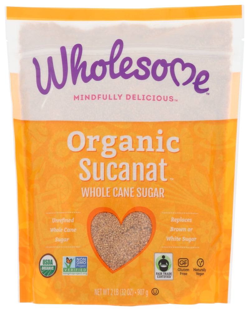 Wholesome Sweeteners Organic Sucanat 2 Lb Bag