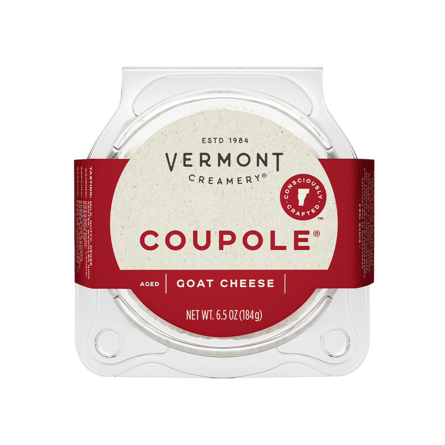 Wholesale Vermont Creamery Coupole Goat Cheese 6.5 oz- Bulk
