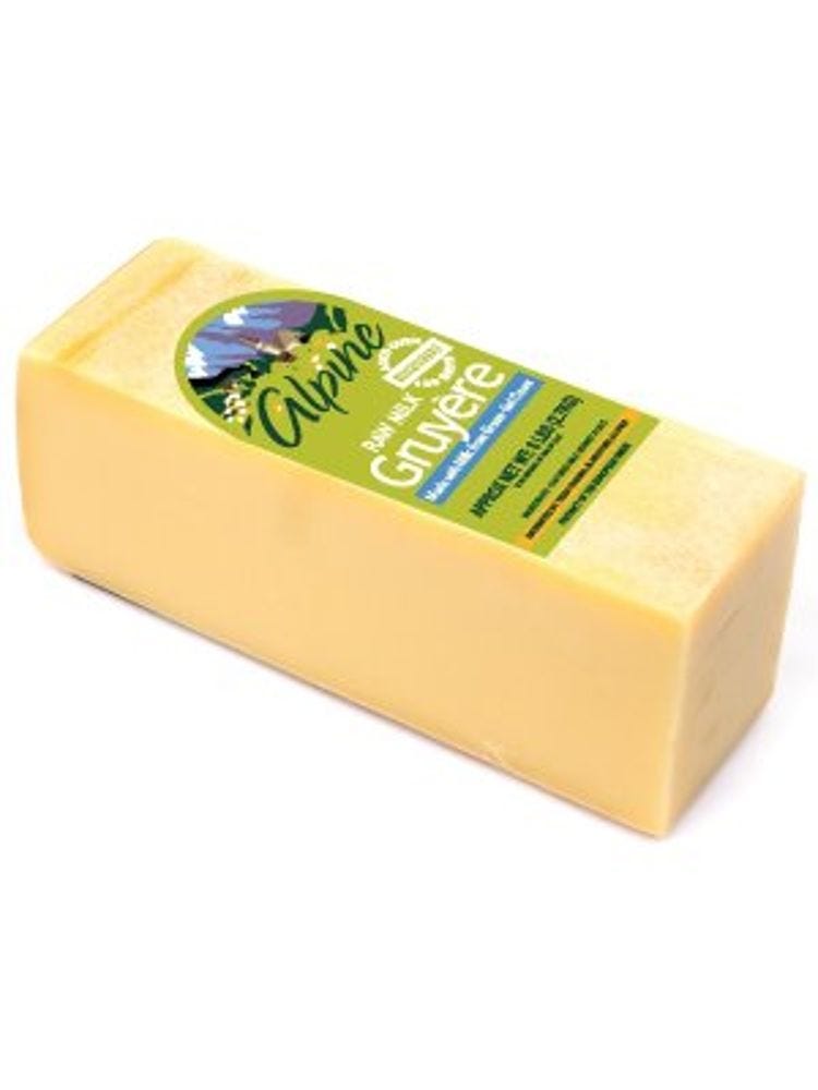 Wholesale Alpine Gruyere Cheese 6 lb- Bulk