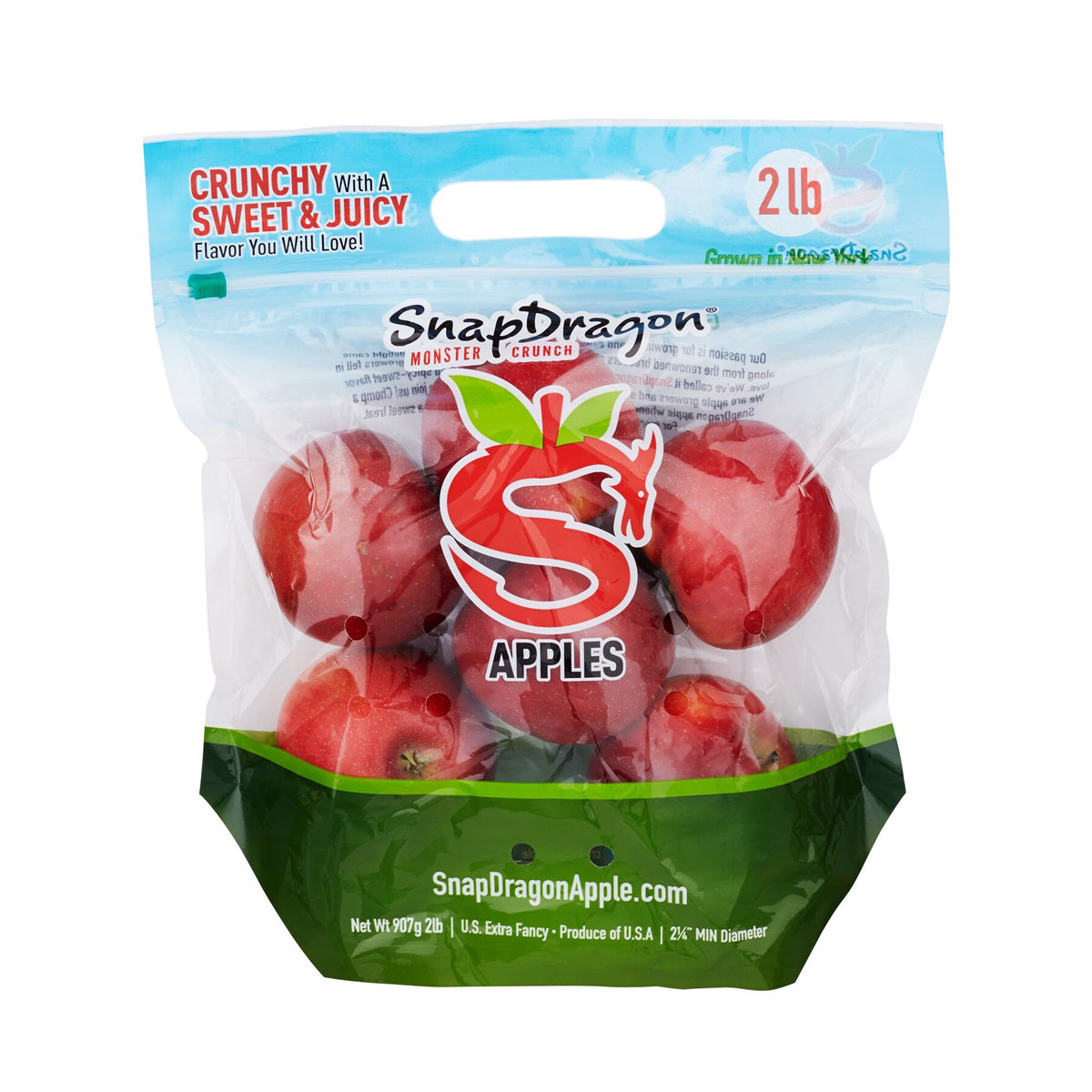 Wholesale Hudson River Fruit SnapDragon Apples 2 LB-12ct Case Bulk