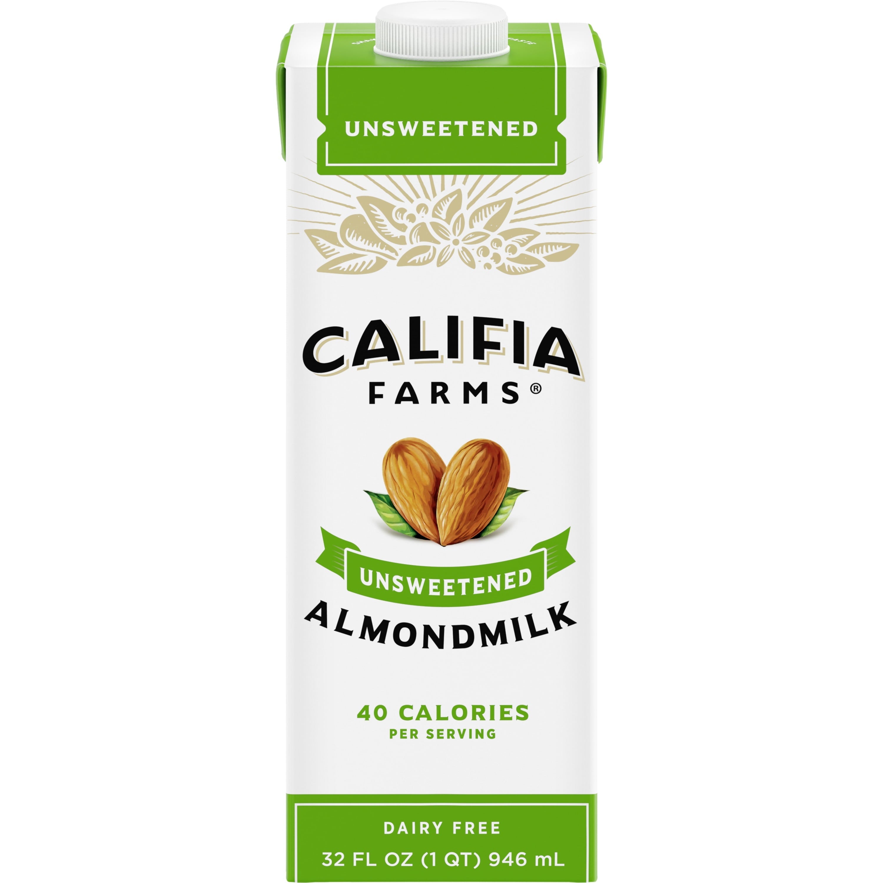 Califia Unsweetened Almond Milk 32 Fl Oz Carton