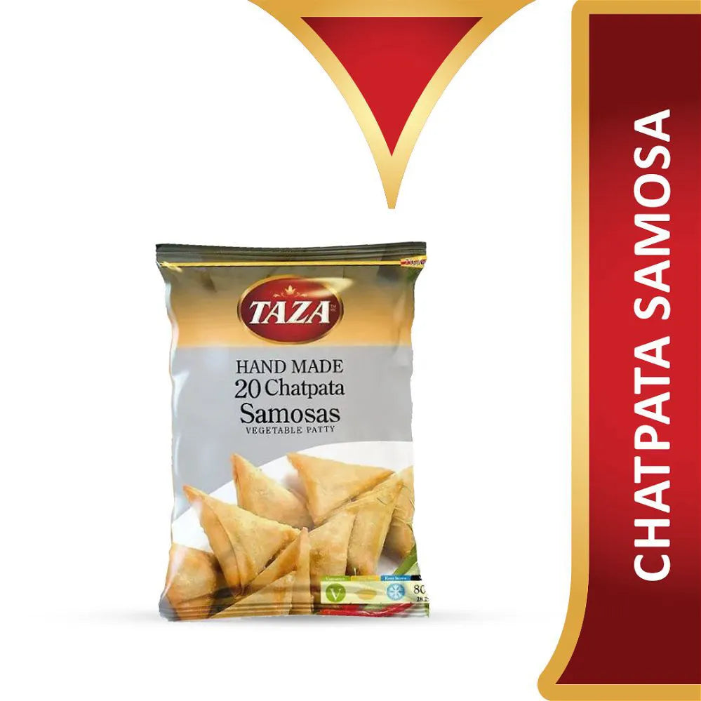 Wholesale Taza Foods Samosa Chatpata 20pcs- Bulk