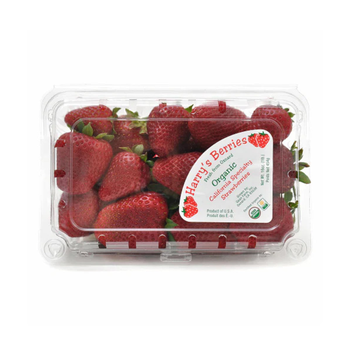Harry'S Berries Organic Strawberries 1 LB