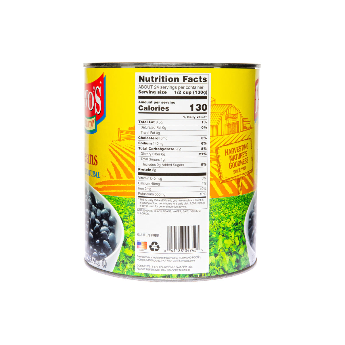 Wholesale Furmano'S Canned Black Beans 110 OZ- Bulk