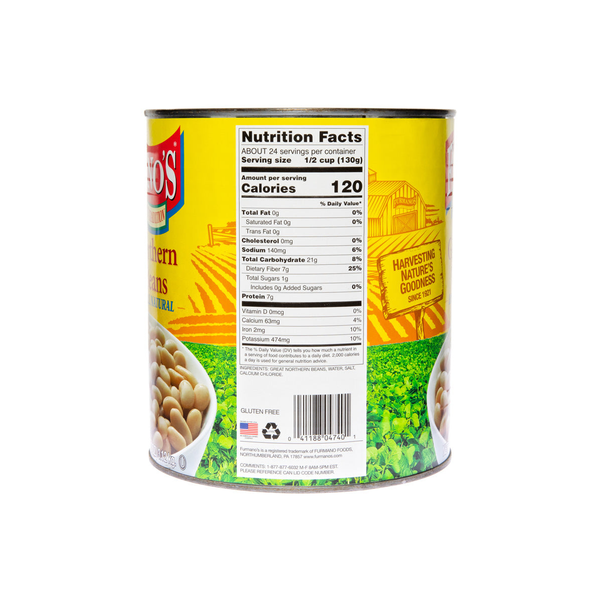 Furmano'S Canned Great Northern Beans 110 OZ