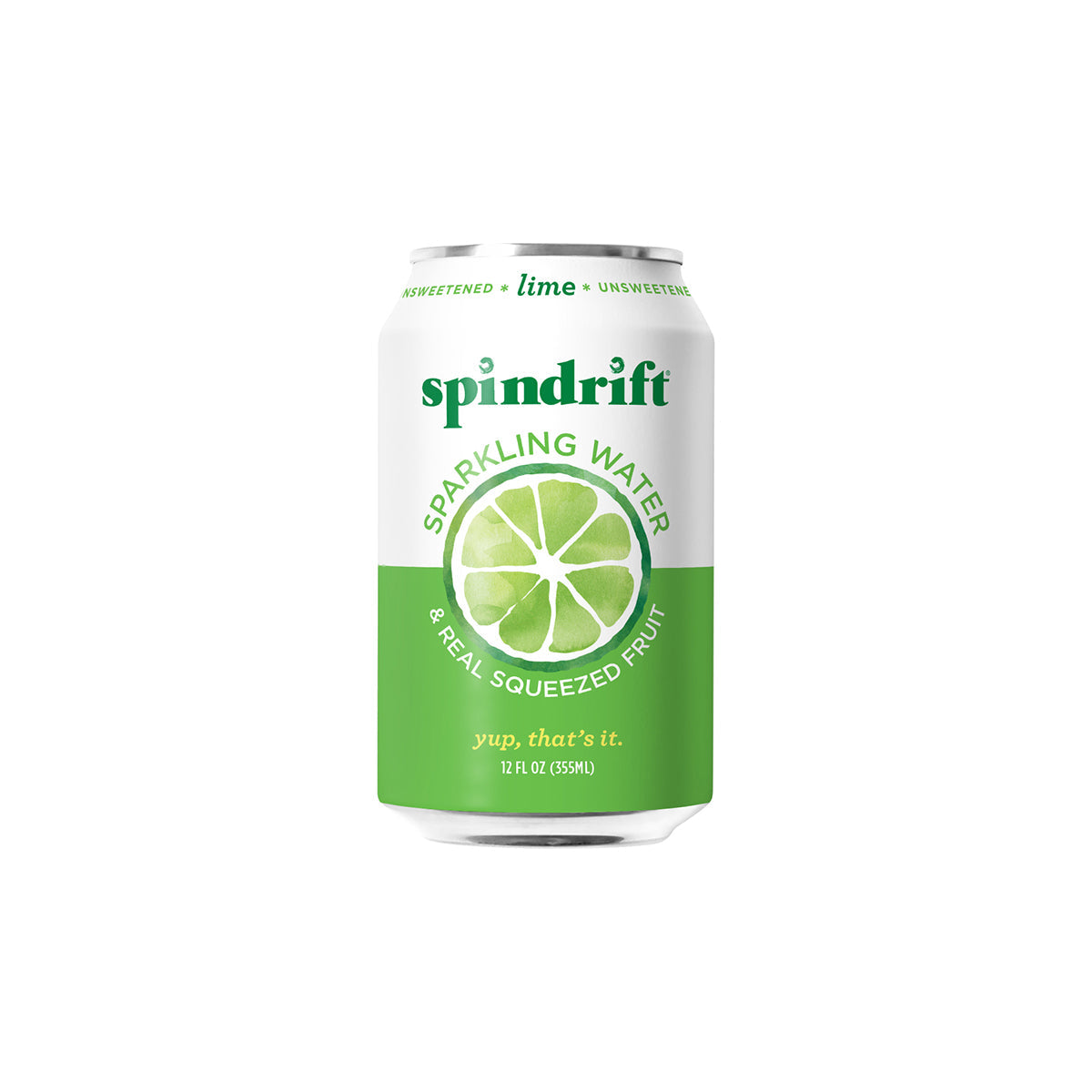 Wholesale Spindrift Lime Sparkling Water 12 OZ- Bulk