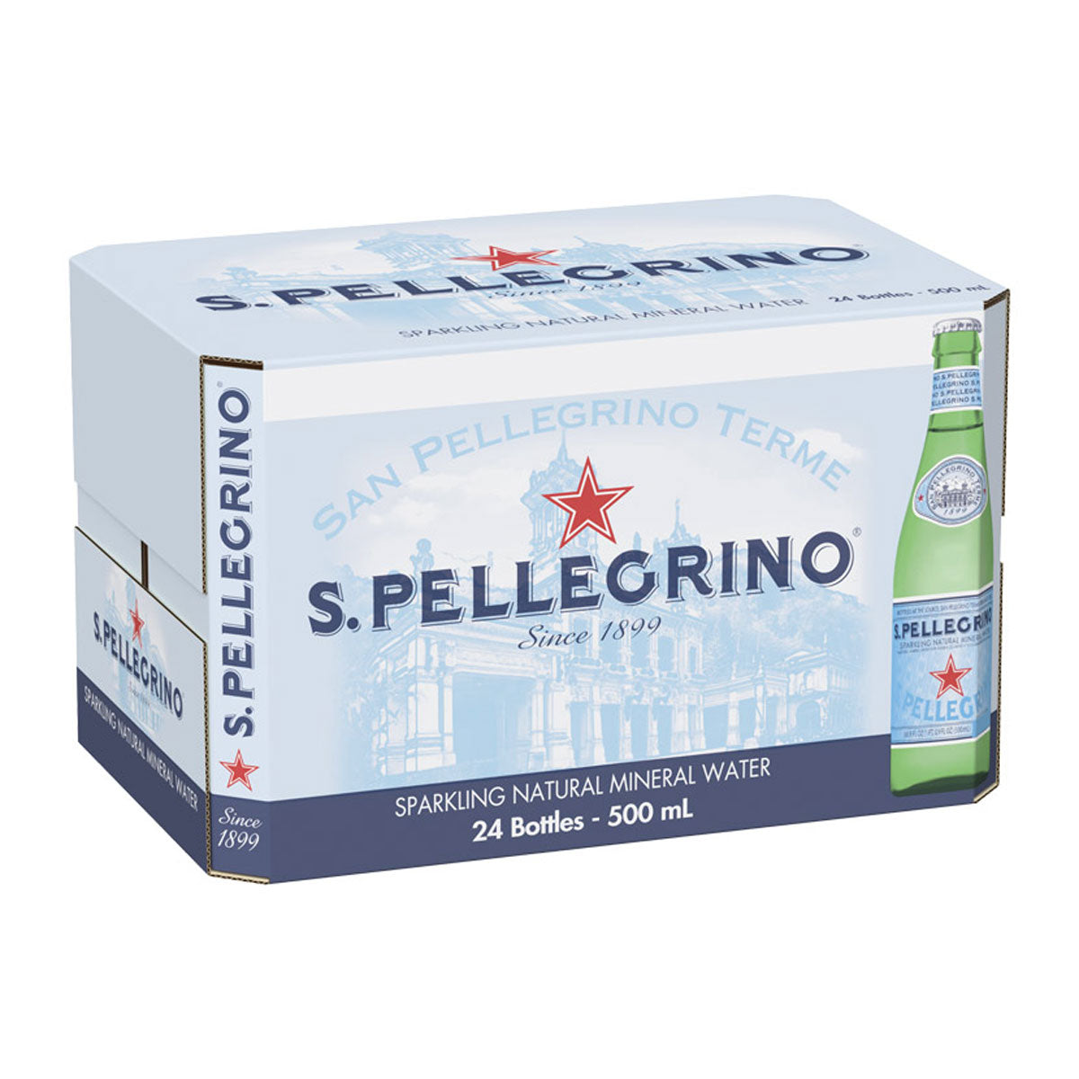 San Pellegrino Sparkling Water 1 Lt Can - 12 Ct