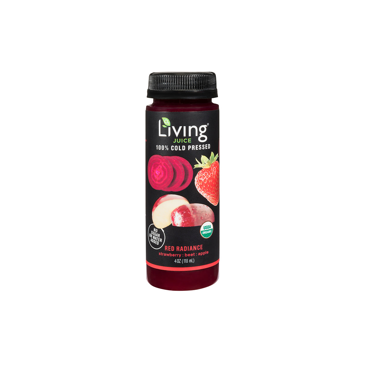 Wholesale Living Juice Organic Red Radiance Juice Mini 4 OZ-8ct Case Bulk