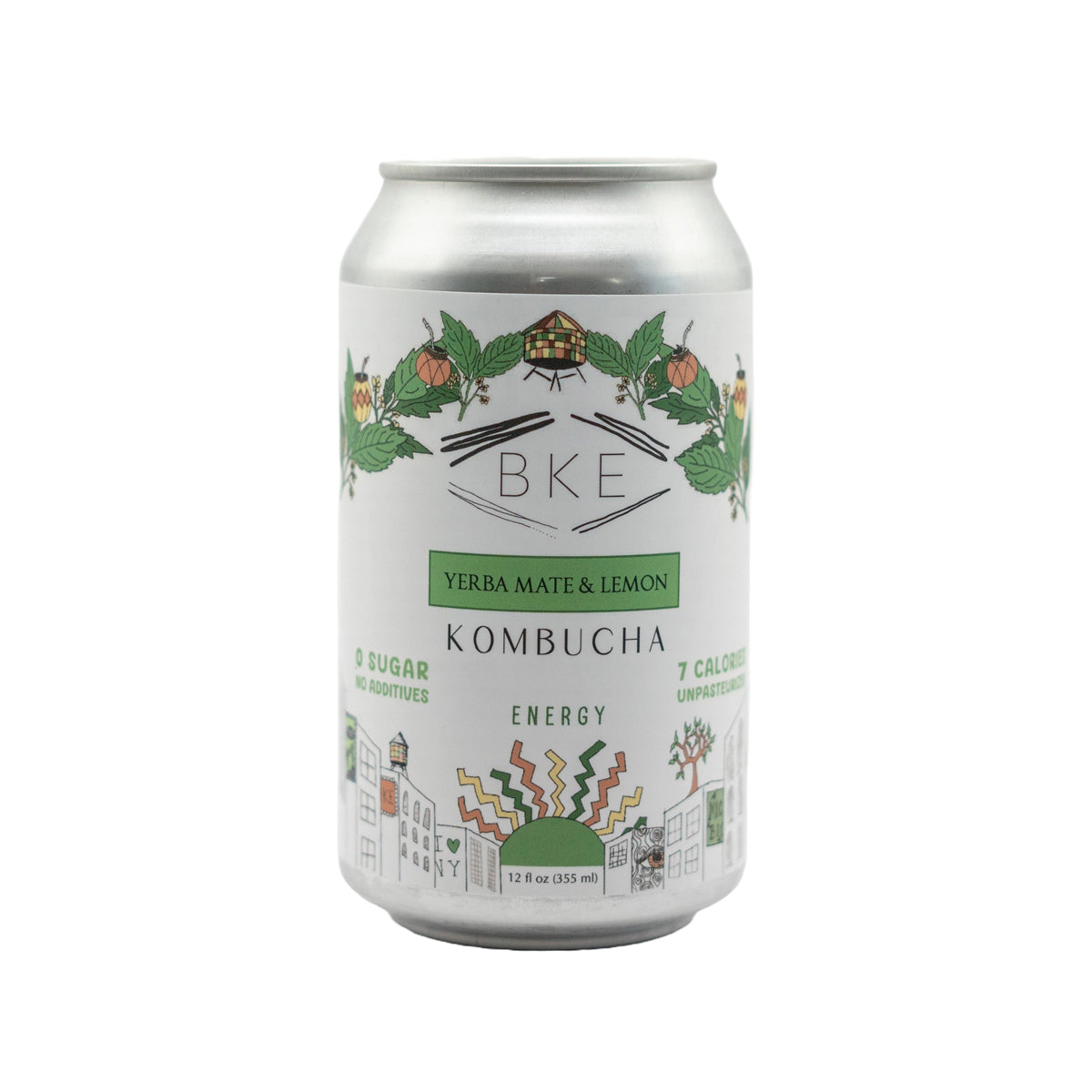 Wholesale Bke Yerba Mate Kombucha 12 OZ- Bulk