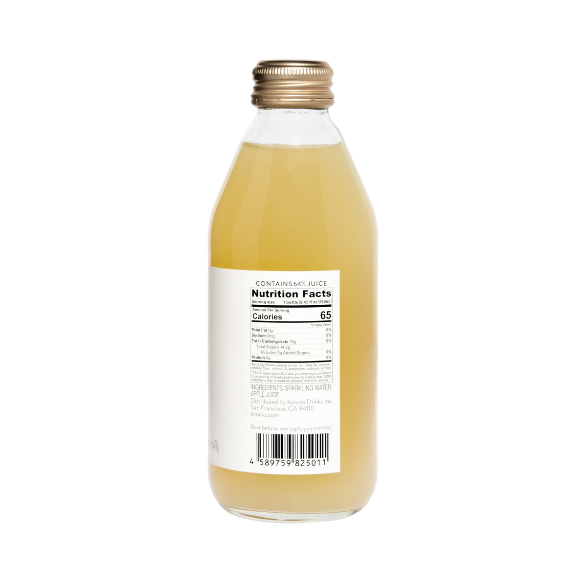 Wholesale Kimino Sparkling Ringo Juice 8.45 Oz Bottle- Bulk