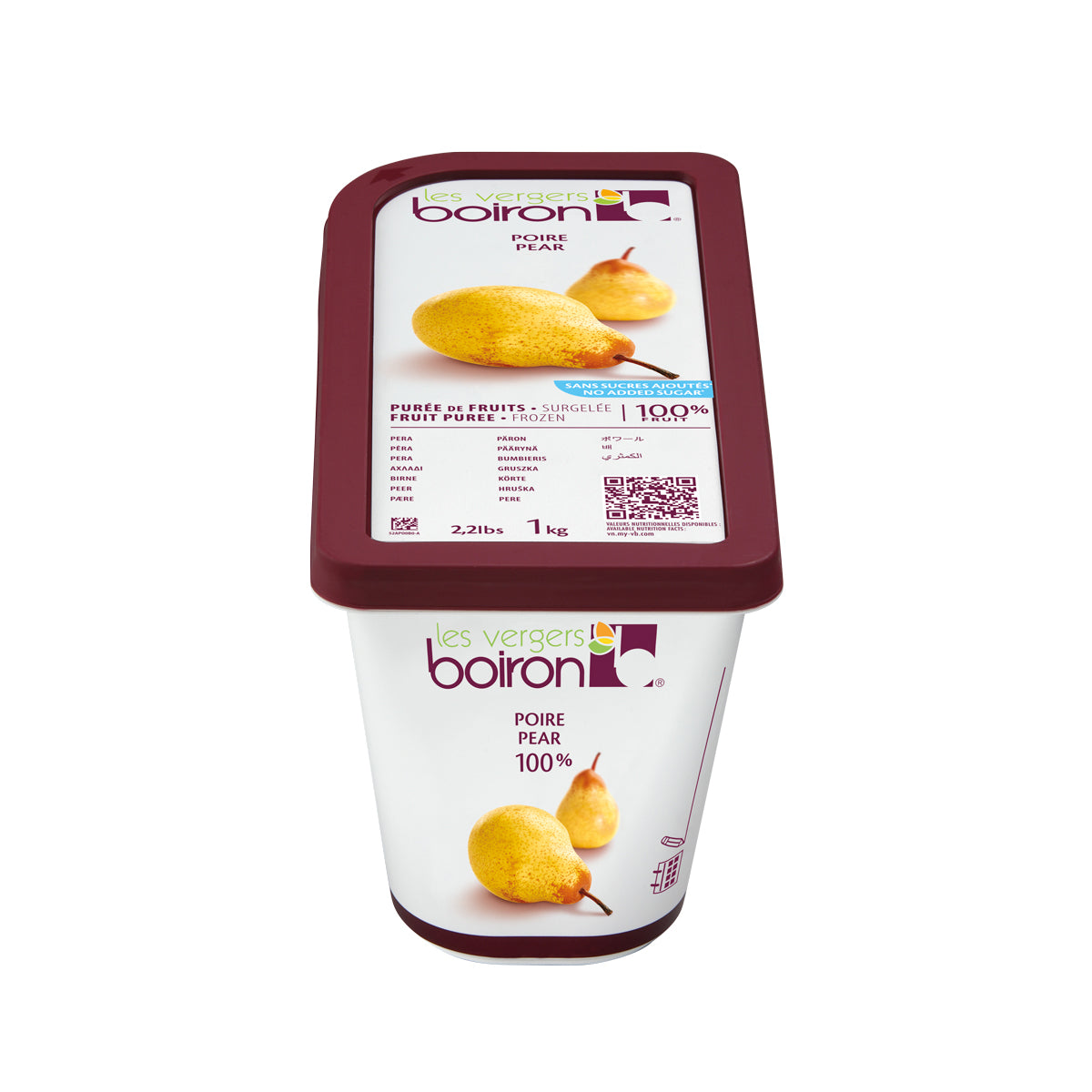 Wholesale Les Vergers Boiron Pear Puree-1 KG Bulk