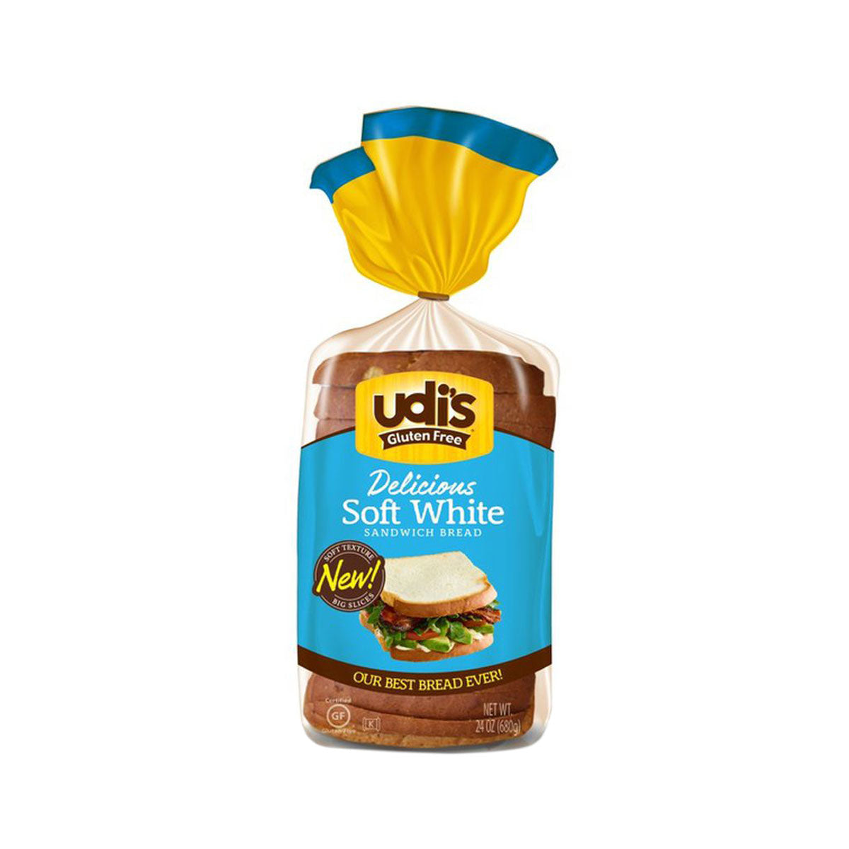 Wholesale Udi'S Gluten Free Sliced White Bread 24 OZ-6ct Case Bulk