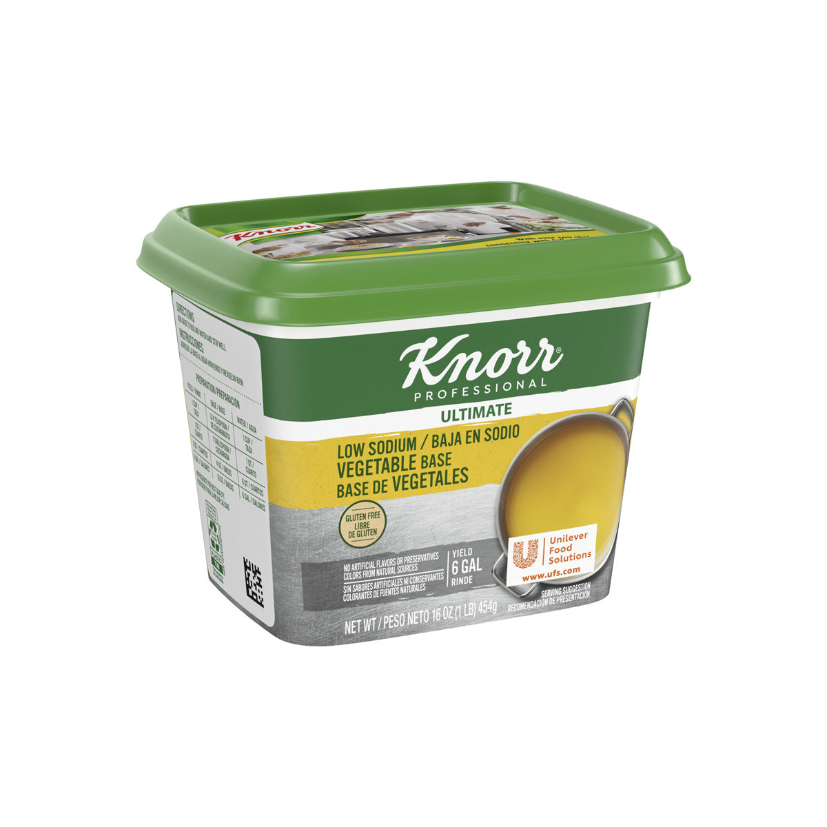 Wholesale Knorr Low Sodium Gluten Free Vegetable Broth 1 LB- Bulk
