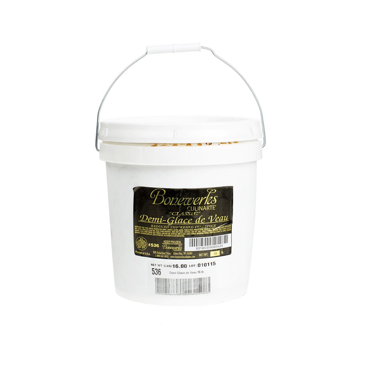 Wholesale Bonewerks Veal Demi Glace De Veau Jar- Bulk
