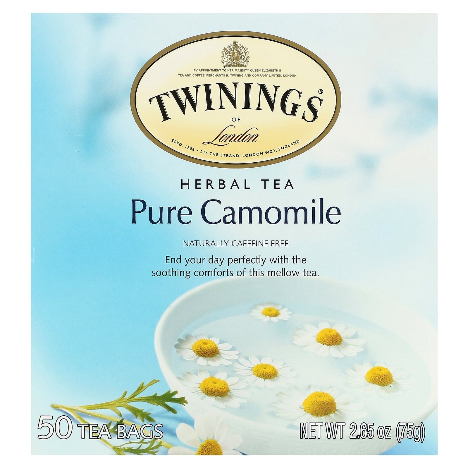 Twinings, Herbal Tea Pure Camomile 2.65 oz