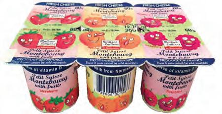 Petit Suisse Montebourg With Fruits 60g 96ct