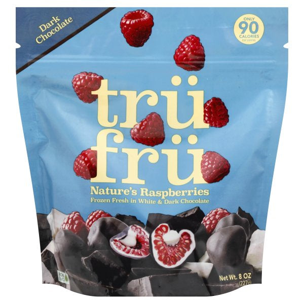 Tru Fru Nature's Raspberries White & Dark Chocolate 8.0 oz